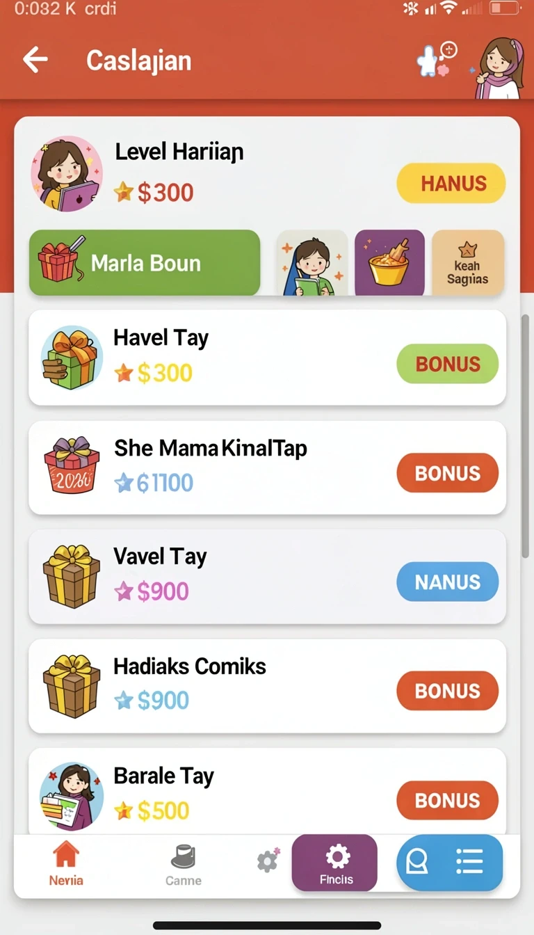 Beragam pilihan permainan menarik dalam aplikasi boswin77 APK Terbaru untuk Perangkat Android.
