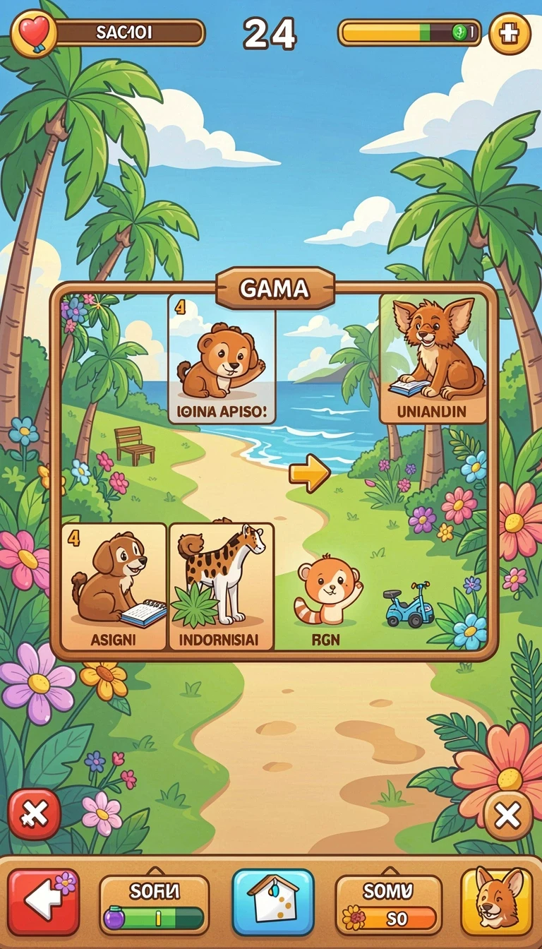 Beragam pilihan permainan menarik dalam aplikasi g668 APK Full Version untuk Android.