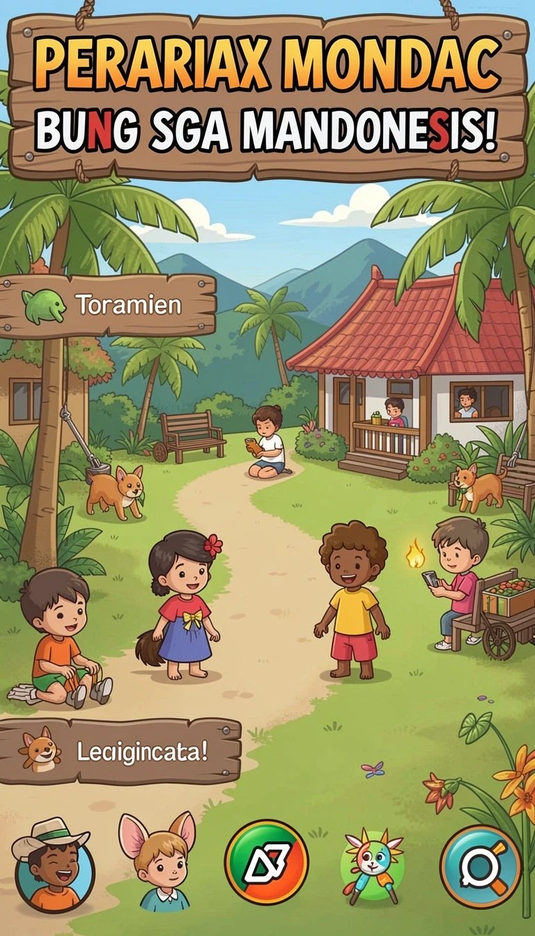 Beragam pilihan permainan menarik dalam aplikasi lumba77 APK Terbaru untuk Perangkat Android.