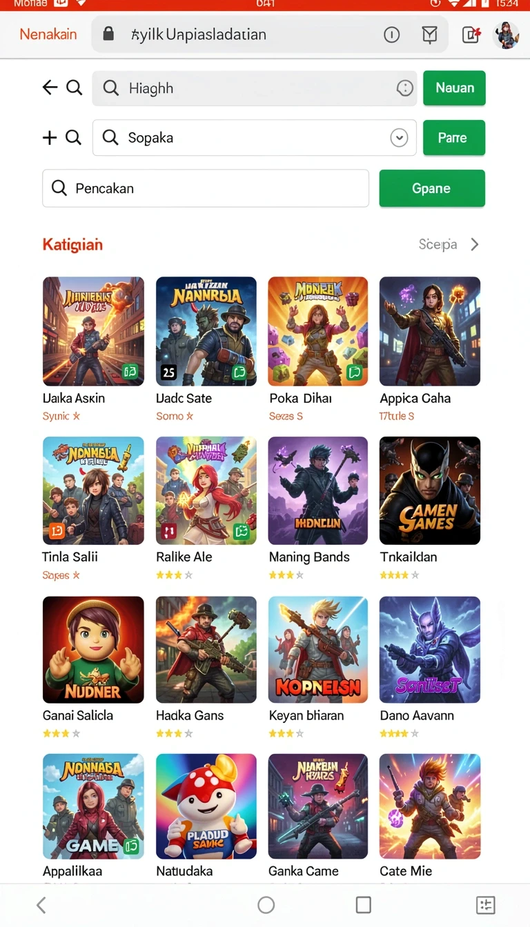 Beragam pilihan permainan menarik dalam aplikasi okwin APK Terbaru 2026 untuk Semua Perangkat.