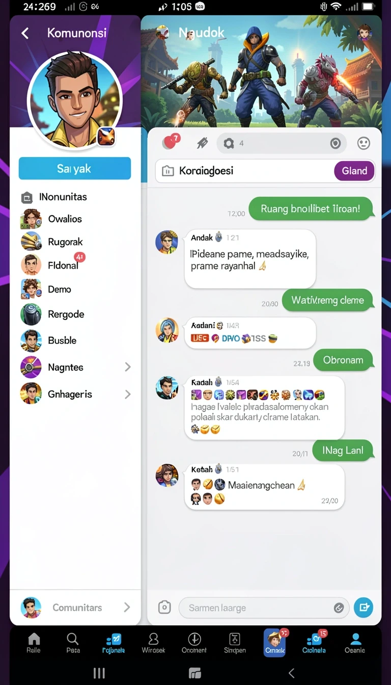 Beragam pilihan permainan menarik dalam aplikasi Download sinte4d APK Original untuk Android.